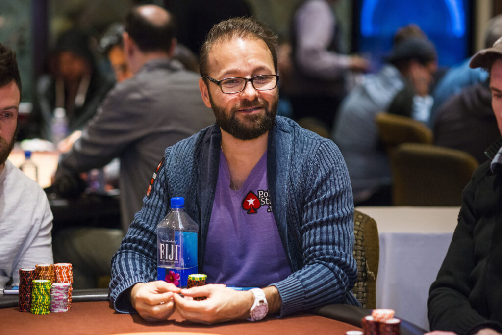 Daniel Negreanu at the table, one of Canada’s poker professionals