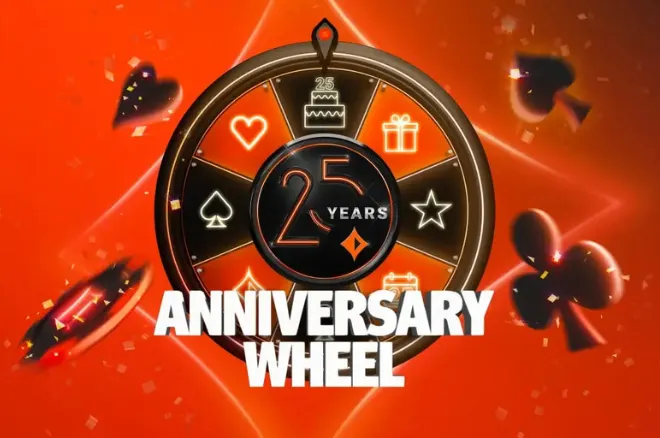 PartyPoker Marks 25 Years with Exciting Guaranteed Prize Wheel Promotion