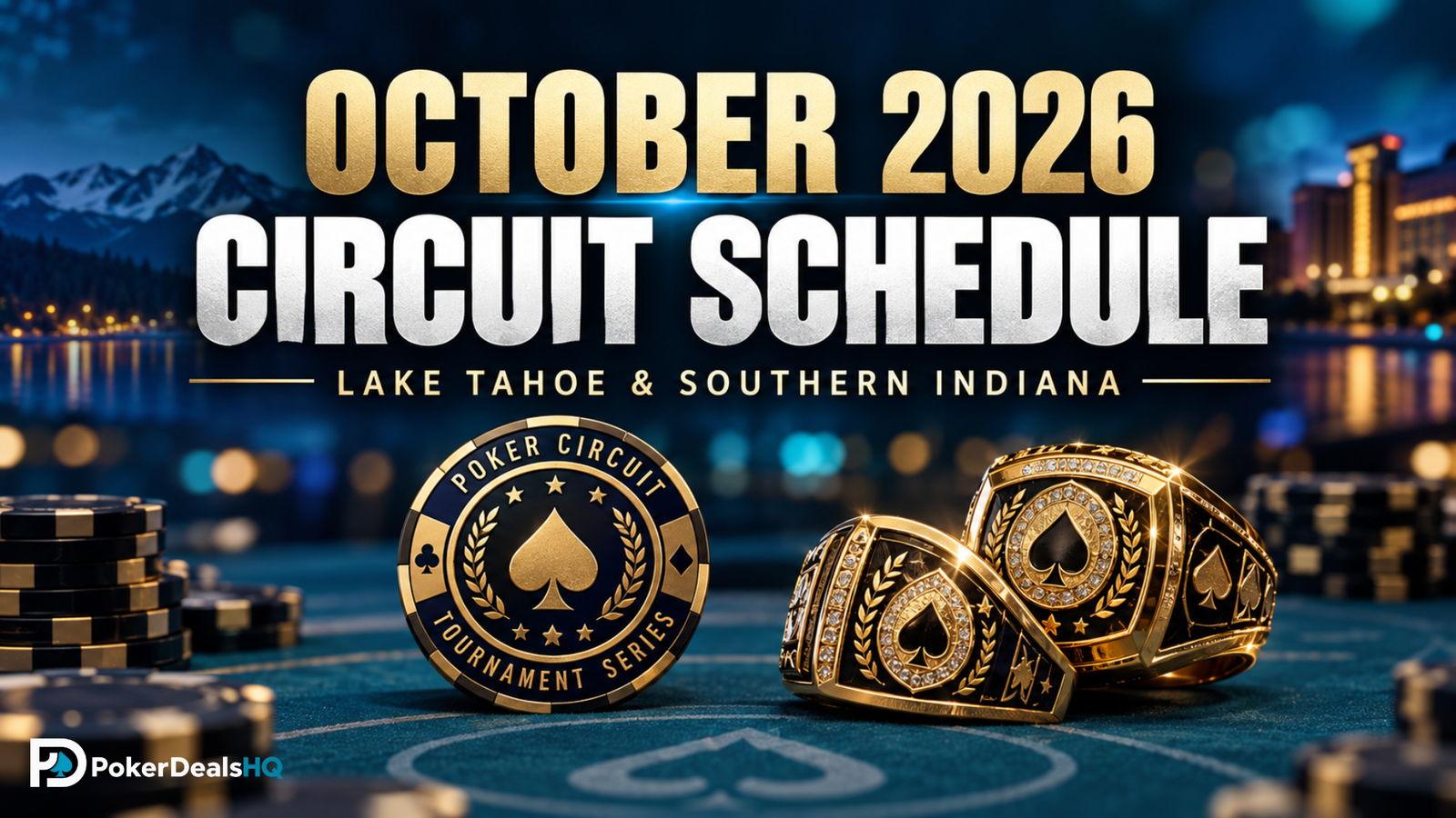 WSOP Circuit poker tournament in Lake Tahoe and Southern Indiana