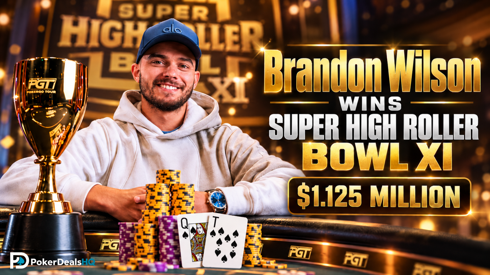Brandon Wilson wins Super High Roller Bowl XI for $1.125 million