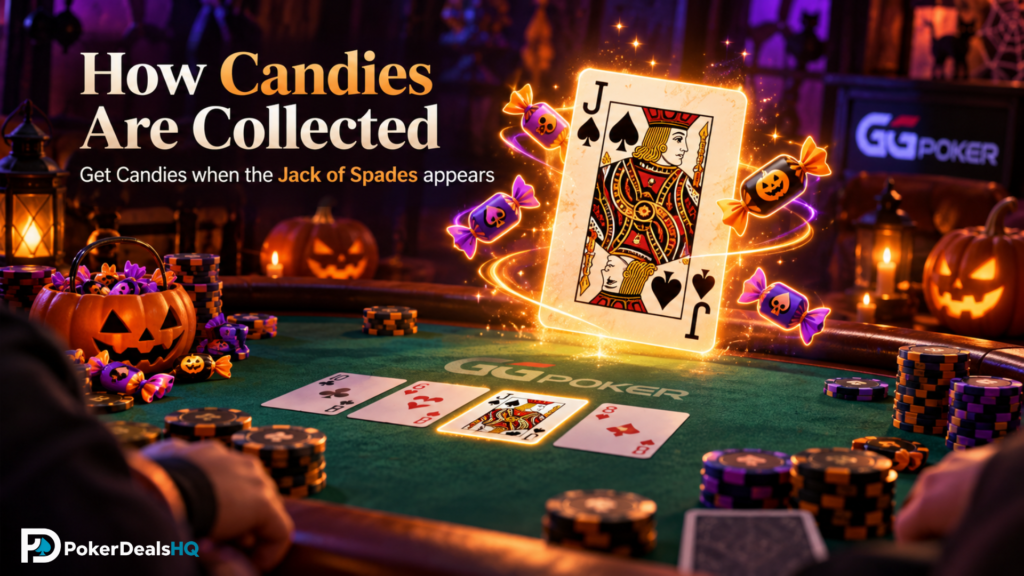 GGPoker Trick-or-Treat Jack of Spades Candy collection