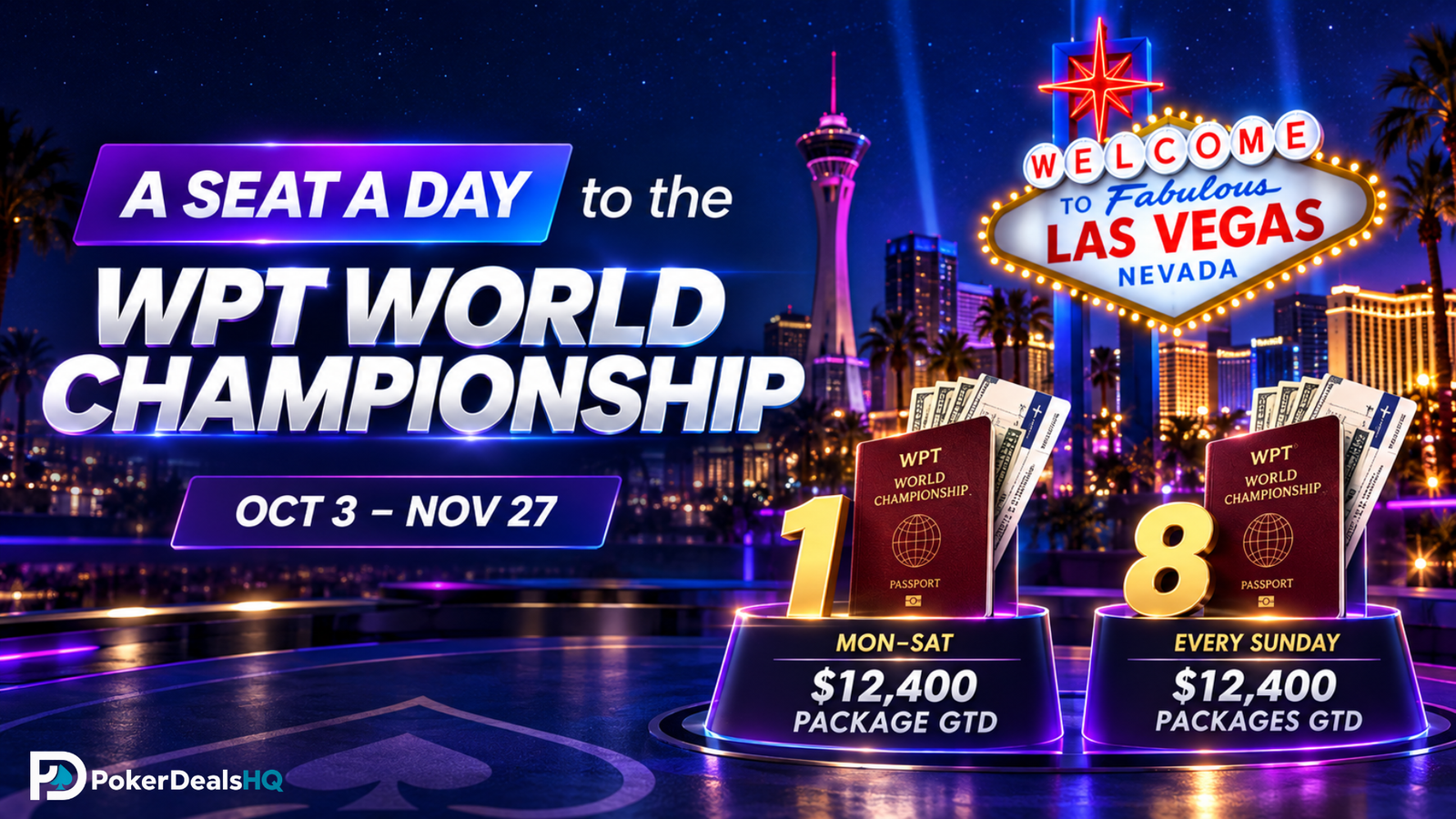 WPT World Championship satellite promotion