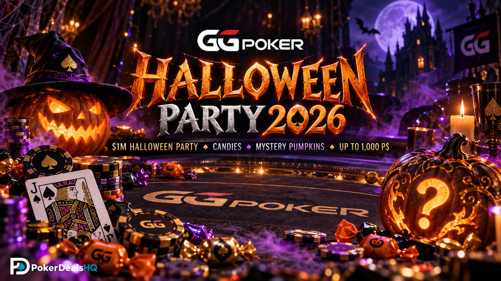 GGPoker Halloween Party 2026 promotion